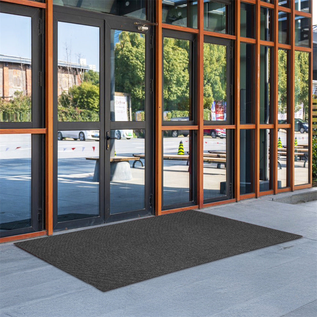 Marlow Extra Large Floor Rug Outdoor 90cm x 305cm Grey-1942353700672638982