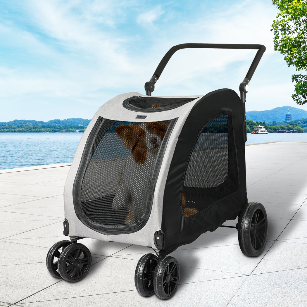 PaWz Pet Dog Stroller Pram Carrier Cat-1942352821848510470