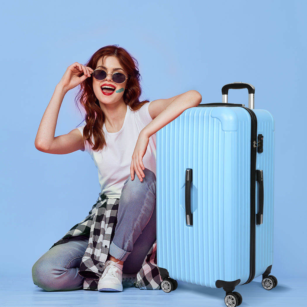 Slimbridge 28" Trunk Luggage Travel Blue 28 inch-1942352945022636038