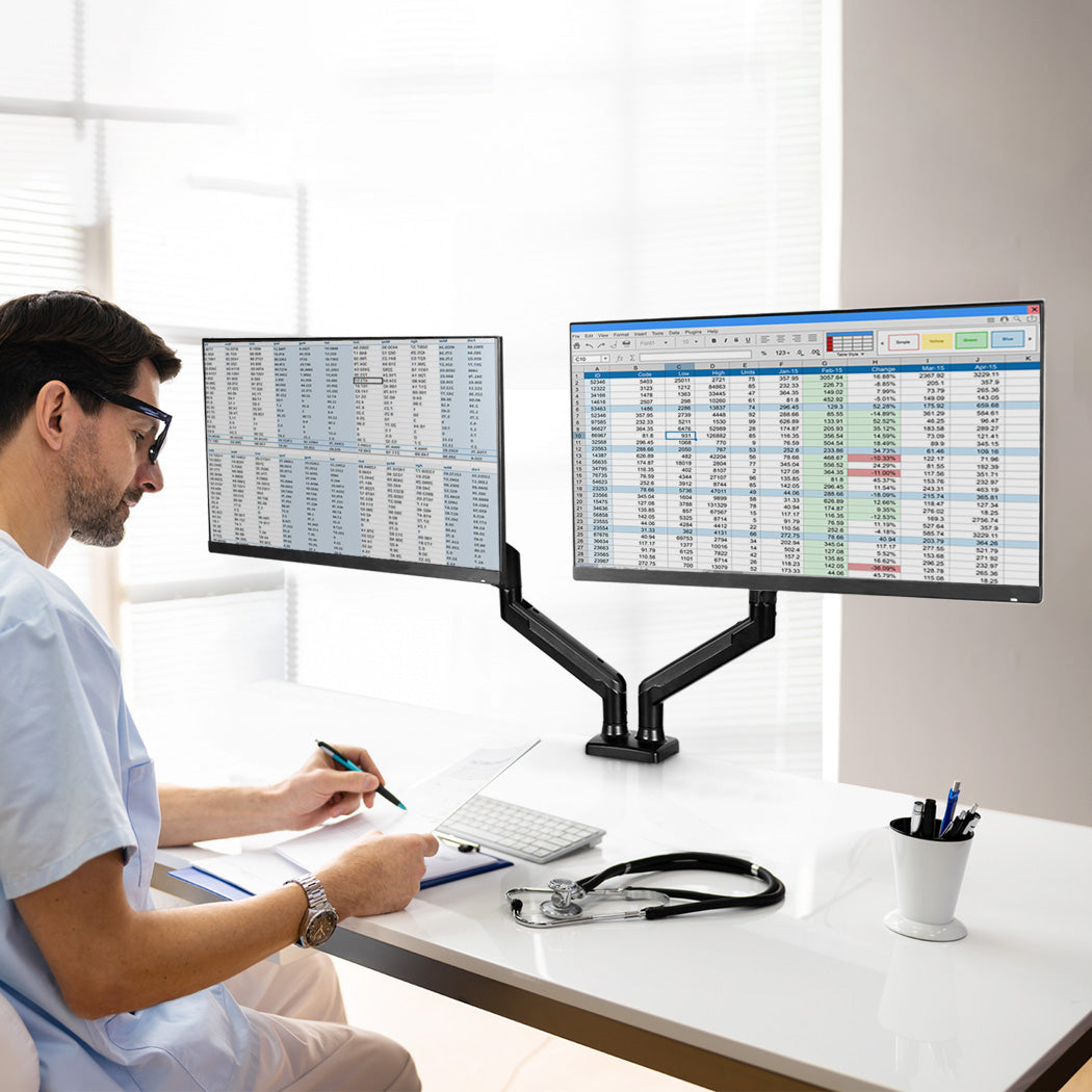 Traderight Monitor Stand Dual Arm  for 13"-32"-1910112222361817094