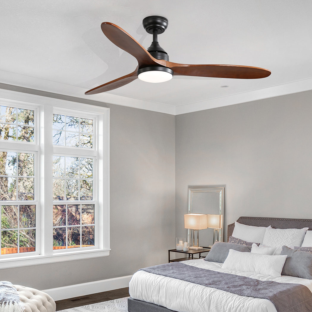 Spector 52'' Ceiling Fan DC Motor LED Walnut-2006733156178333702