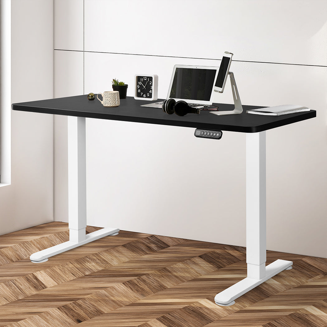 Levede Motorised Standing Desk Adjustable 140cm Black 1000x 1MM-1910112995288158214