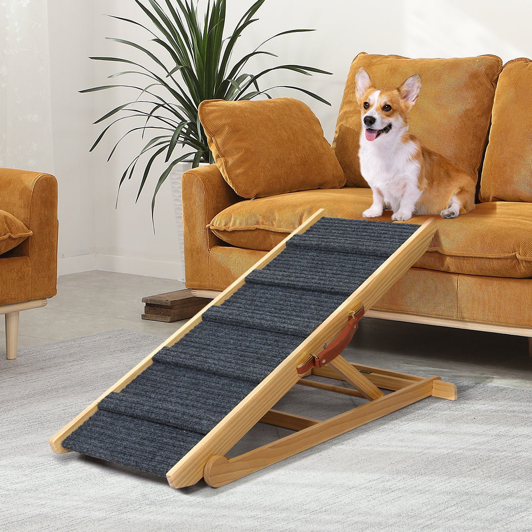 PaWz 5 Wood Adjustable Height Pet Ramp-1942352757541441542