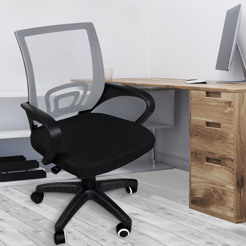 2x Levede Office Chair Gaming Computer Grey-1910113032080592902