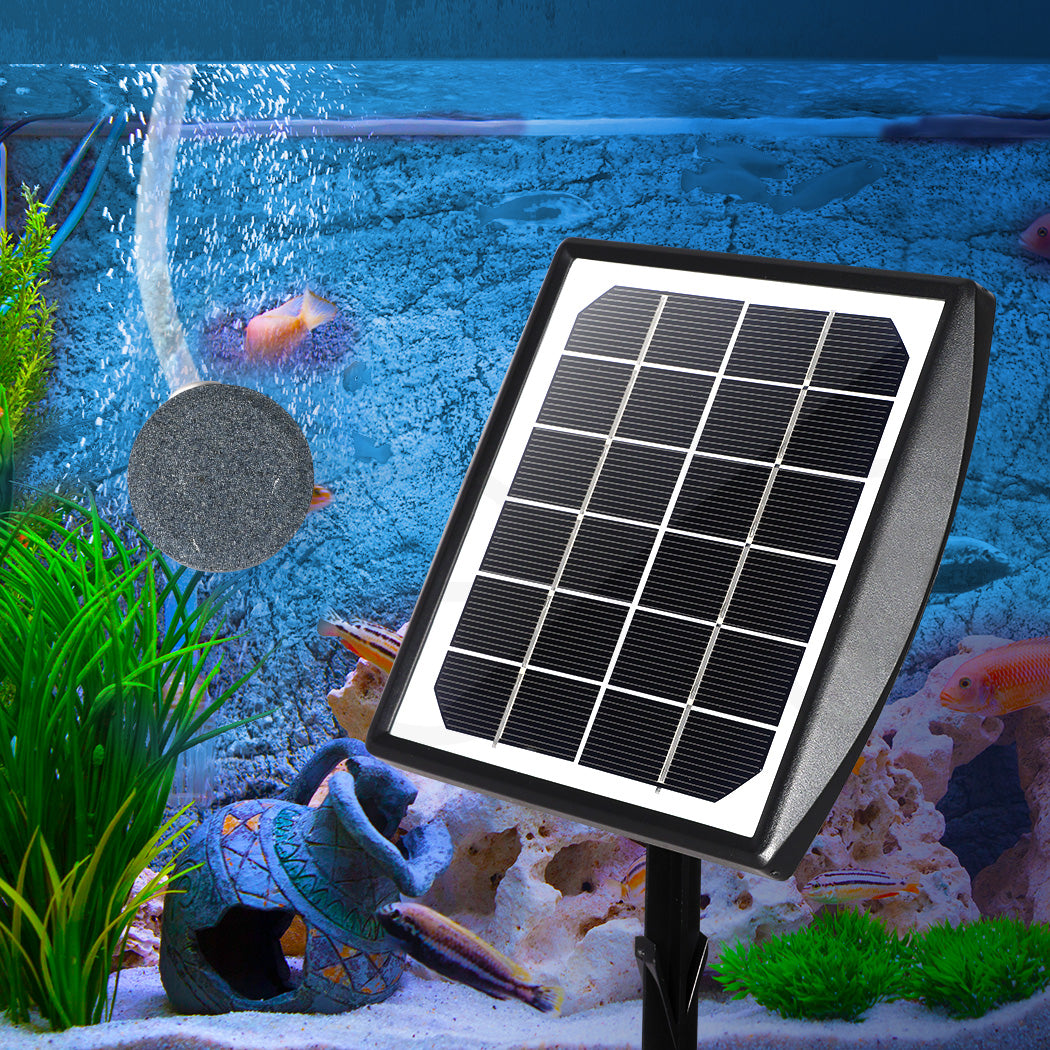 Lambu Solar Oxygenator Air Pump Powered-1942353755177619462