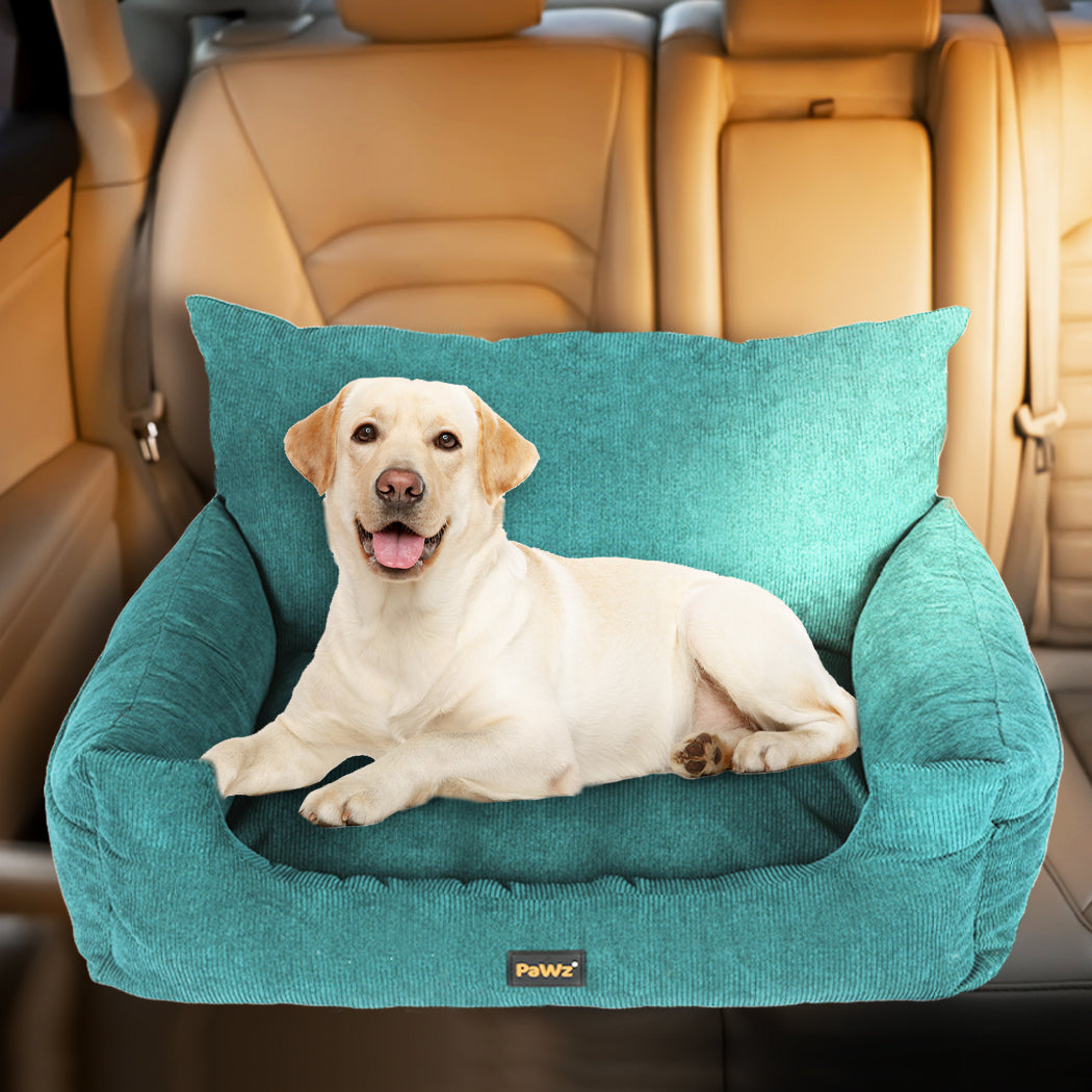 PaWz Pet Car Booster Seat Dog Protector L Green Large-1942352753007398919