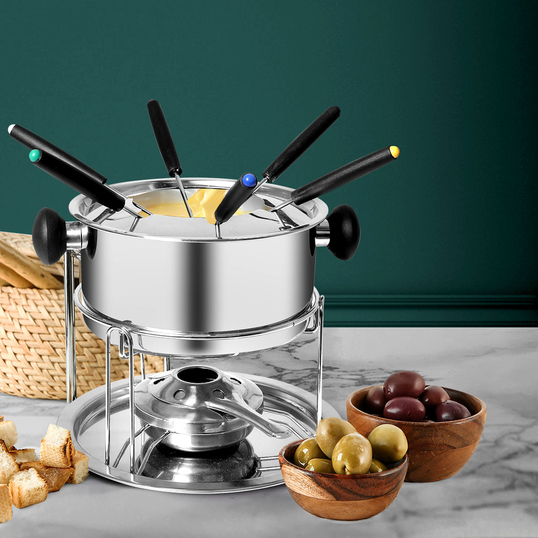 Toque Classic Fondue Set 12pcs Stainless-1942352916358762502