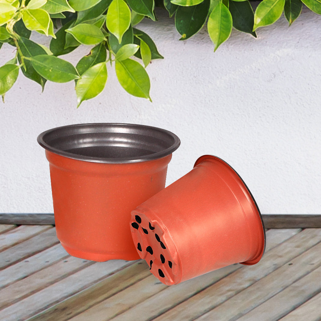 Lambu 100x Plastic Plant Pots Bulk Flowers Small-1942353755756433414