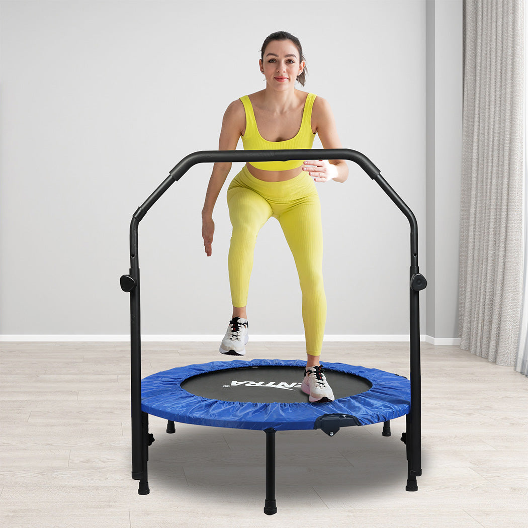Centra 40" Foldable Mini Trampoline Rebounder Fitness-1910112291542667270