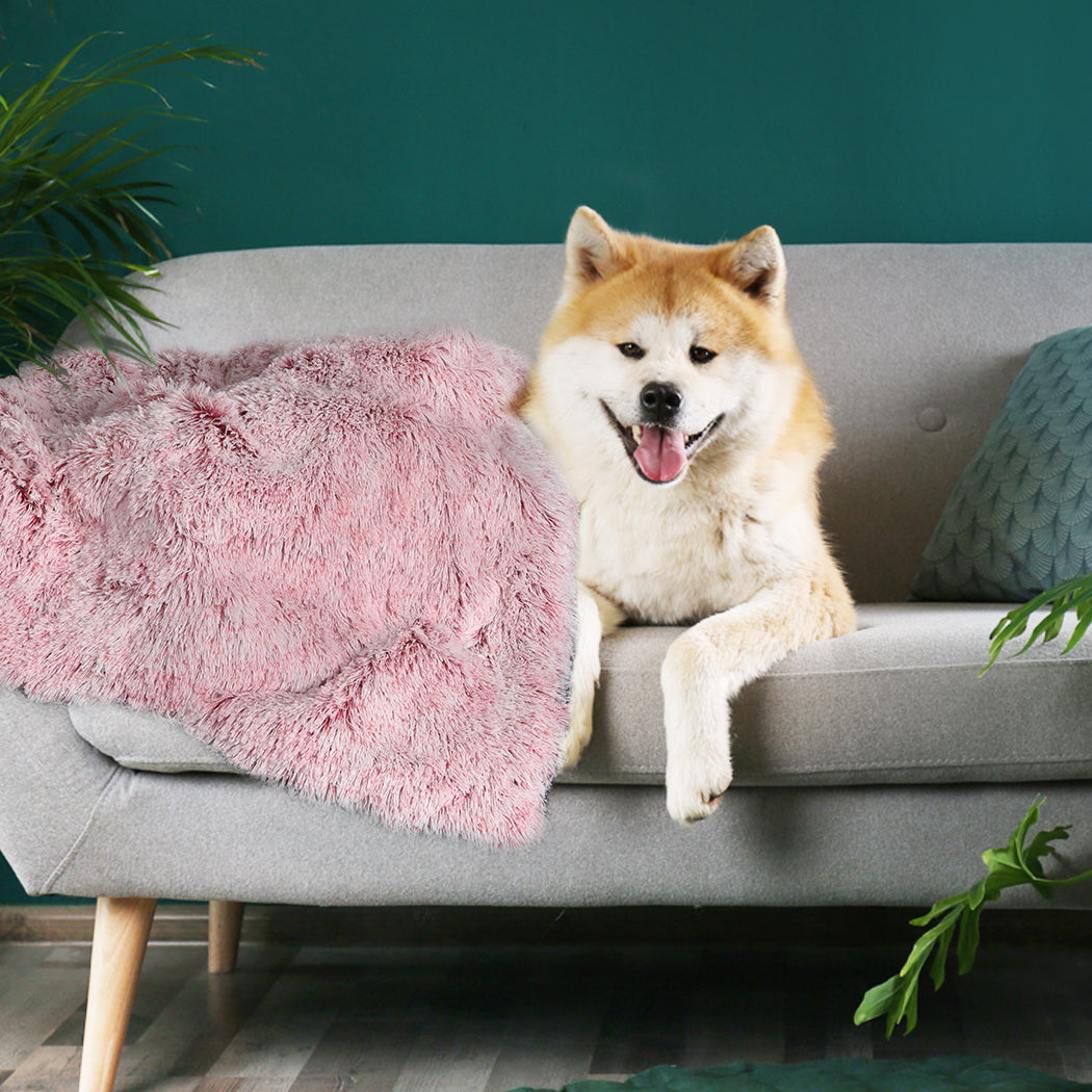 PaWz Dog Blanket Pet Cat Mat Puppy Warm Pink-1942352738415415302