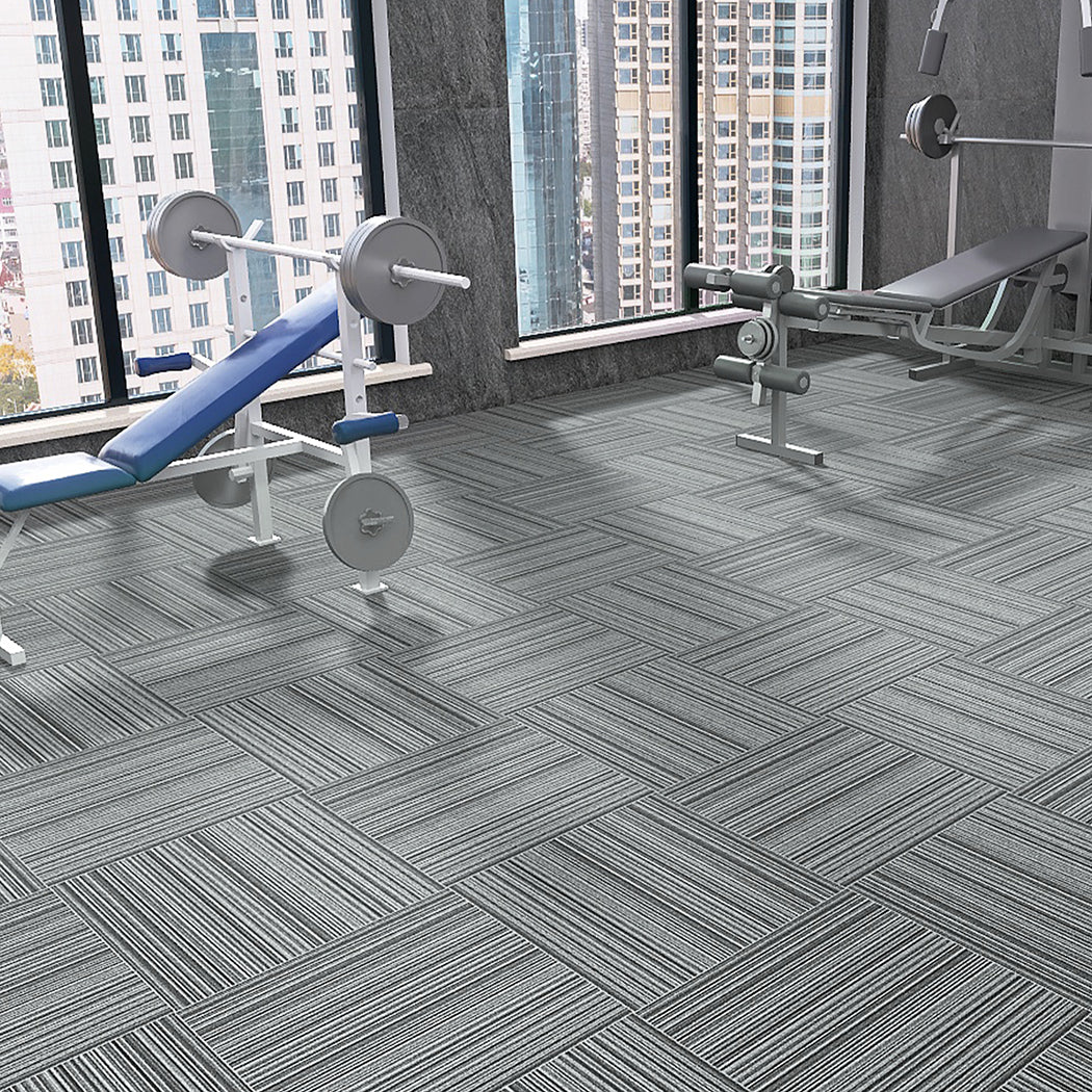 Marlow 20x Carpet Tiles 5m2 Box Heavy Blue-1910113062585765895