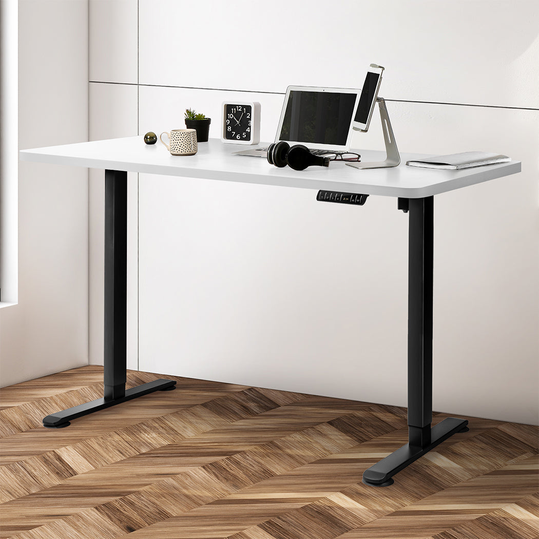 Levede Motorised Standing Desk Adjustable 140cm White 1000x 1MM-1910112996886188038