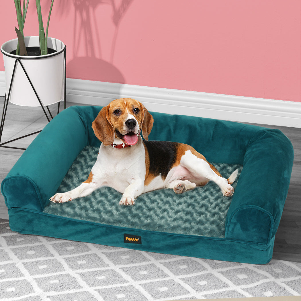 PaWz Pet Bed Sofa Dog Beds Bedding Soft M Blue Medium-1942353067378872326