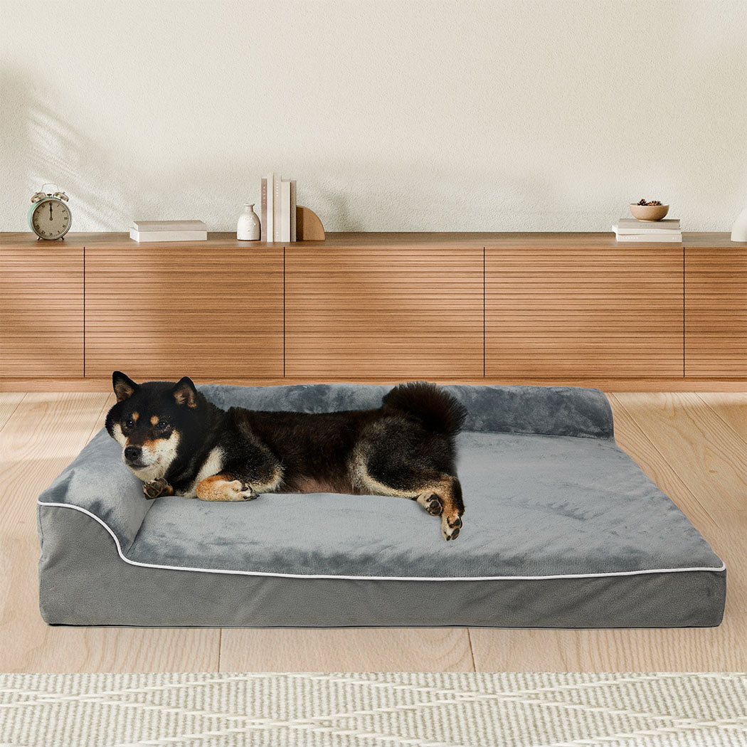 Pawz Orthopedic Dog Bed L Grey-1942353668061925382