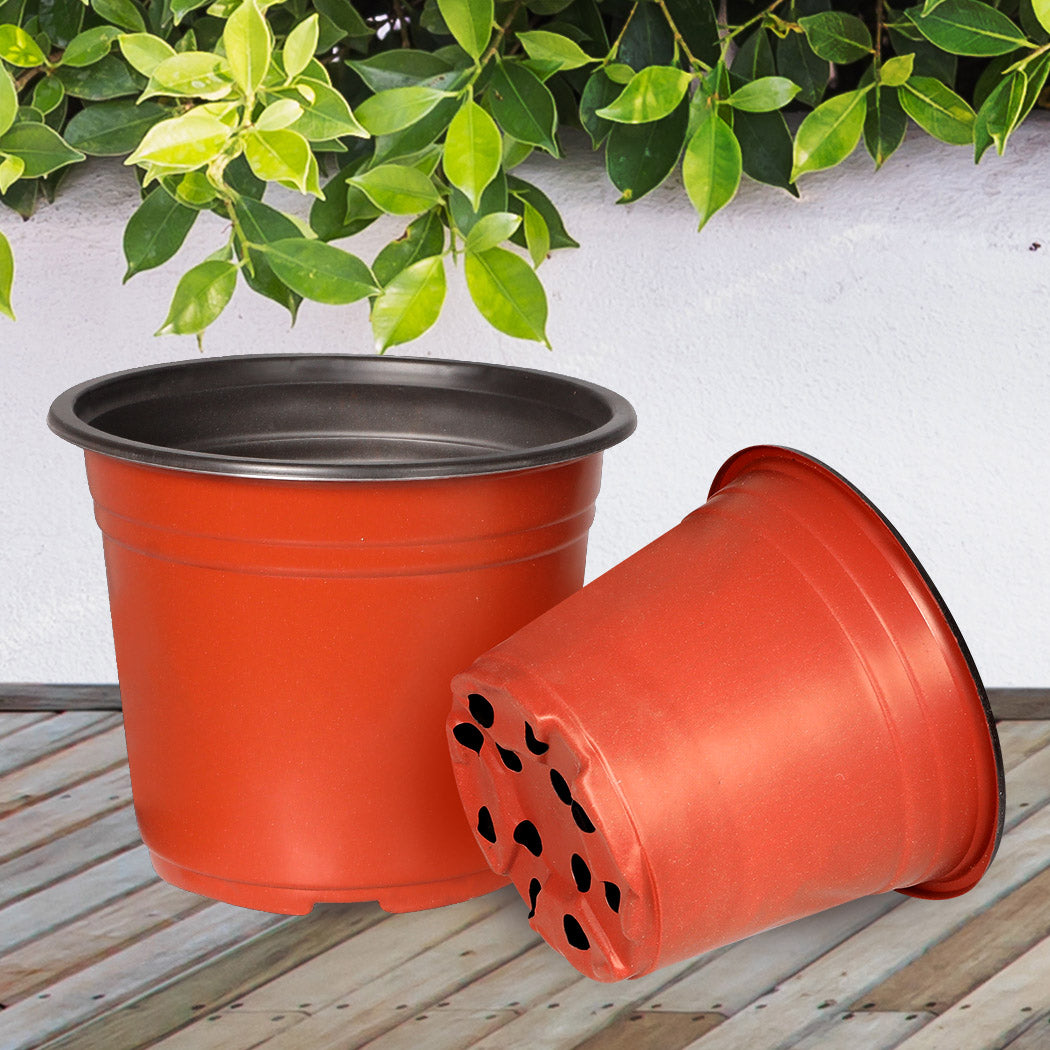 Lambu 100x Plastic Plant Pots Bulk Flowers XX-Large-1942353756175863814