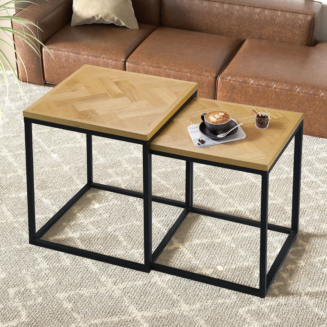 Levede 2PCS Nesting Coffee Tables-1937319785197080583