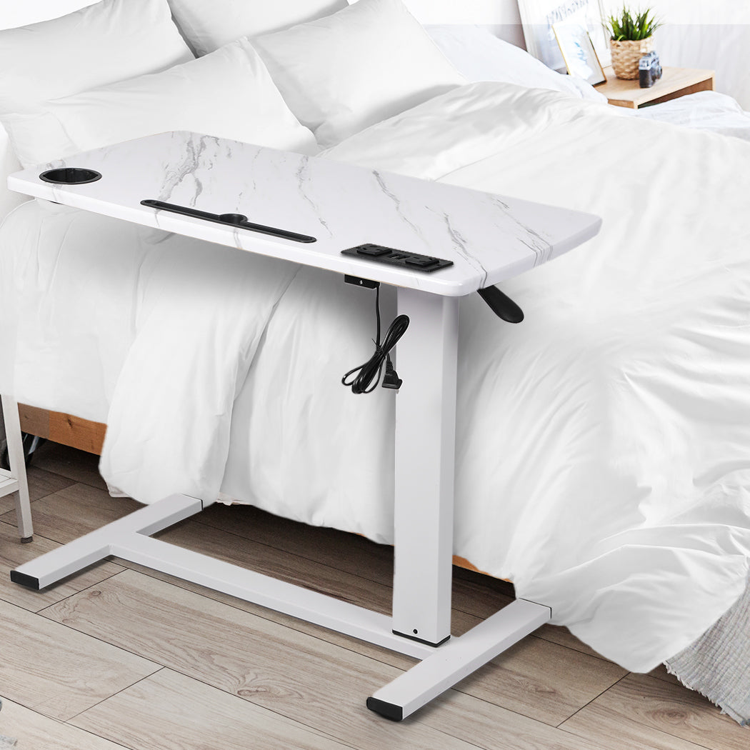 Levede Standing Desk Height Adjustable White-1910113013072007175