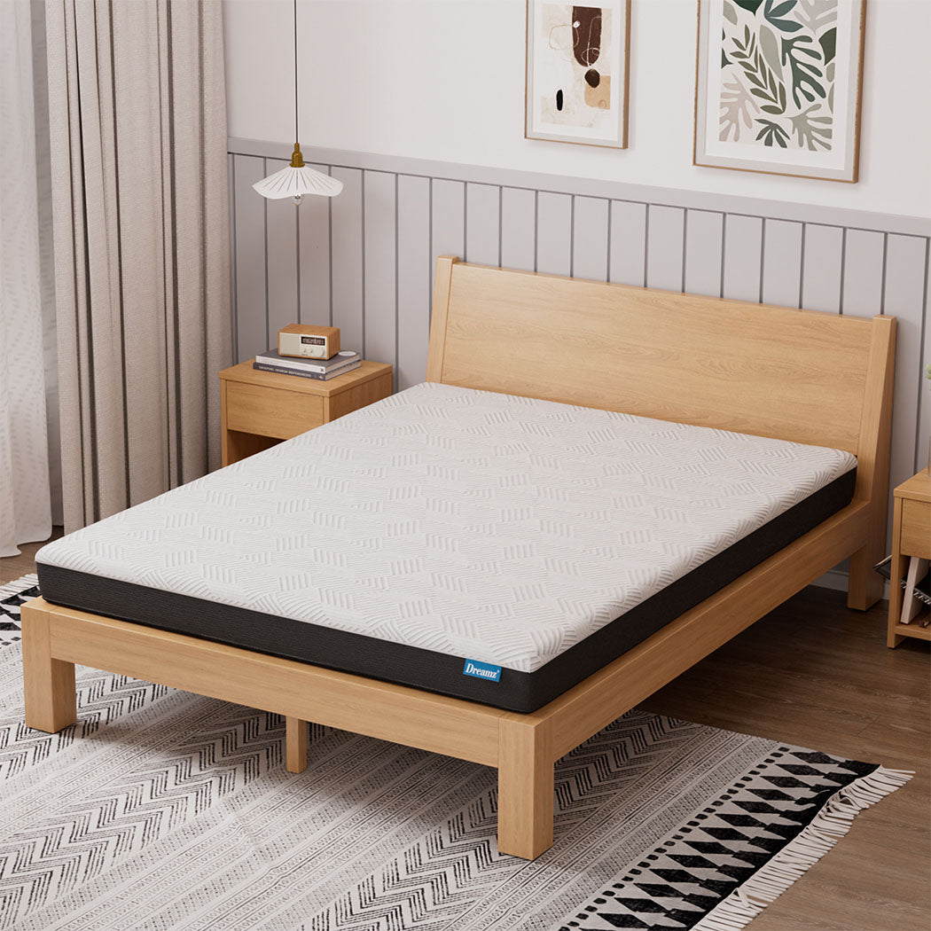 Dreamz Double Mattress Gel Memory Foam Cooling Breathable 15cm Medium Firm-1937319781837443078