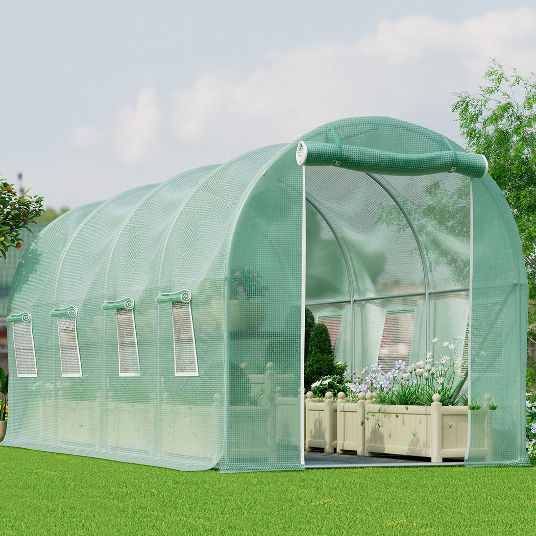 Lambu Greenhouse Walk-In Green House Shed 4M-1942353611837280263
