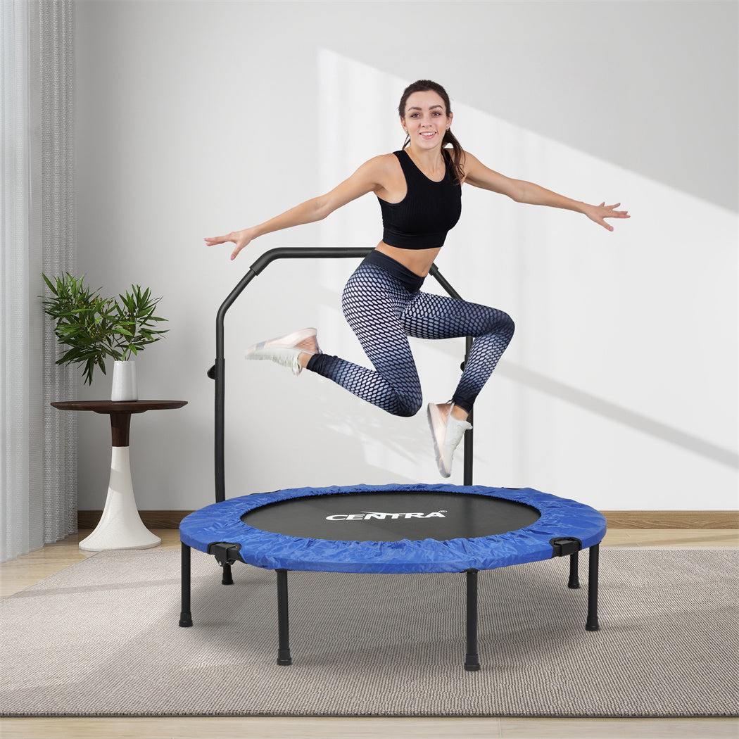 Centra 48" Foldable Mini Trampoline Rebounder Fitness-1910112291760771078