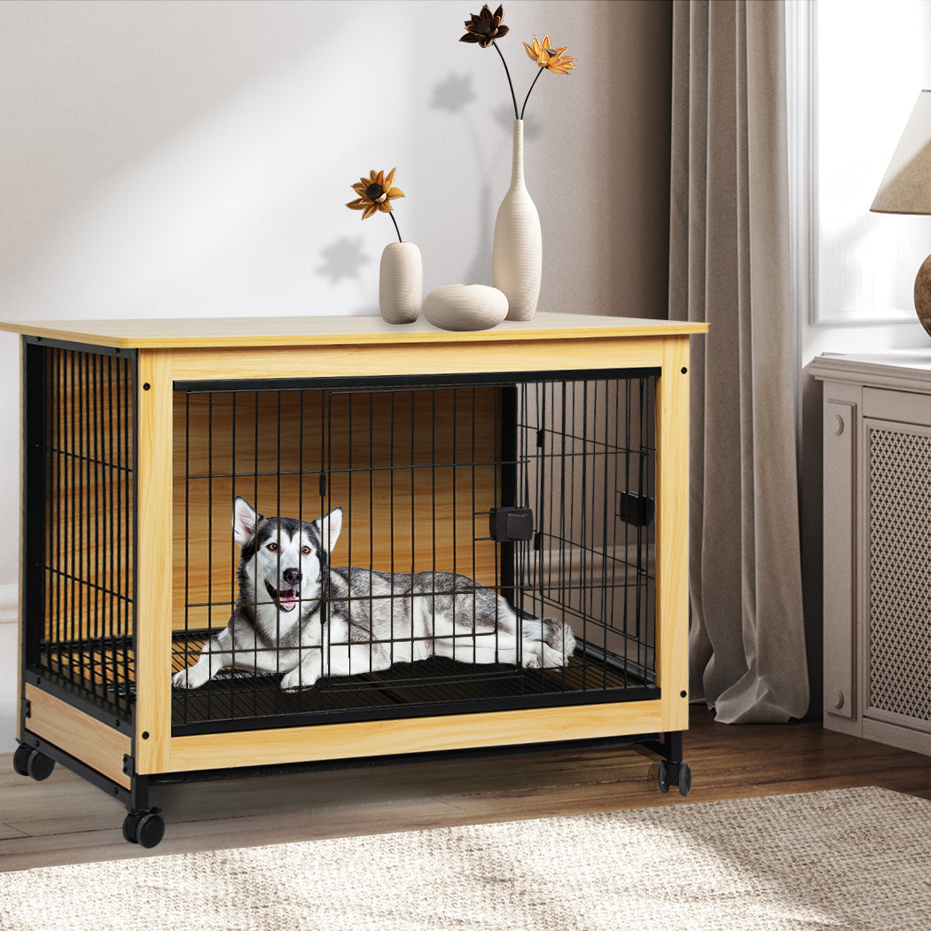 PaWz Wooden Wire Dog Kennel Side End XXL XX-Large-1942352752827043846