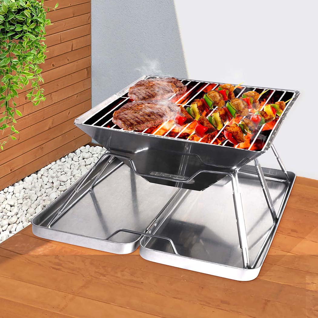 Charcoal BBQ Grill Foldable Barbecue-1942353288318029830