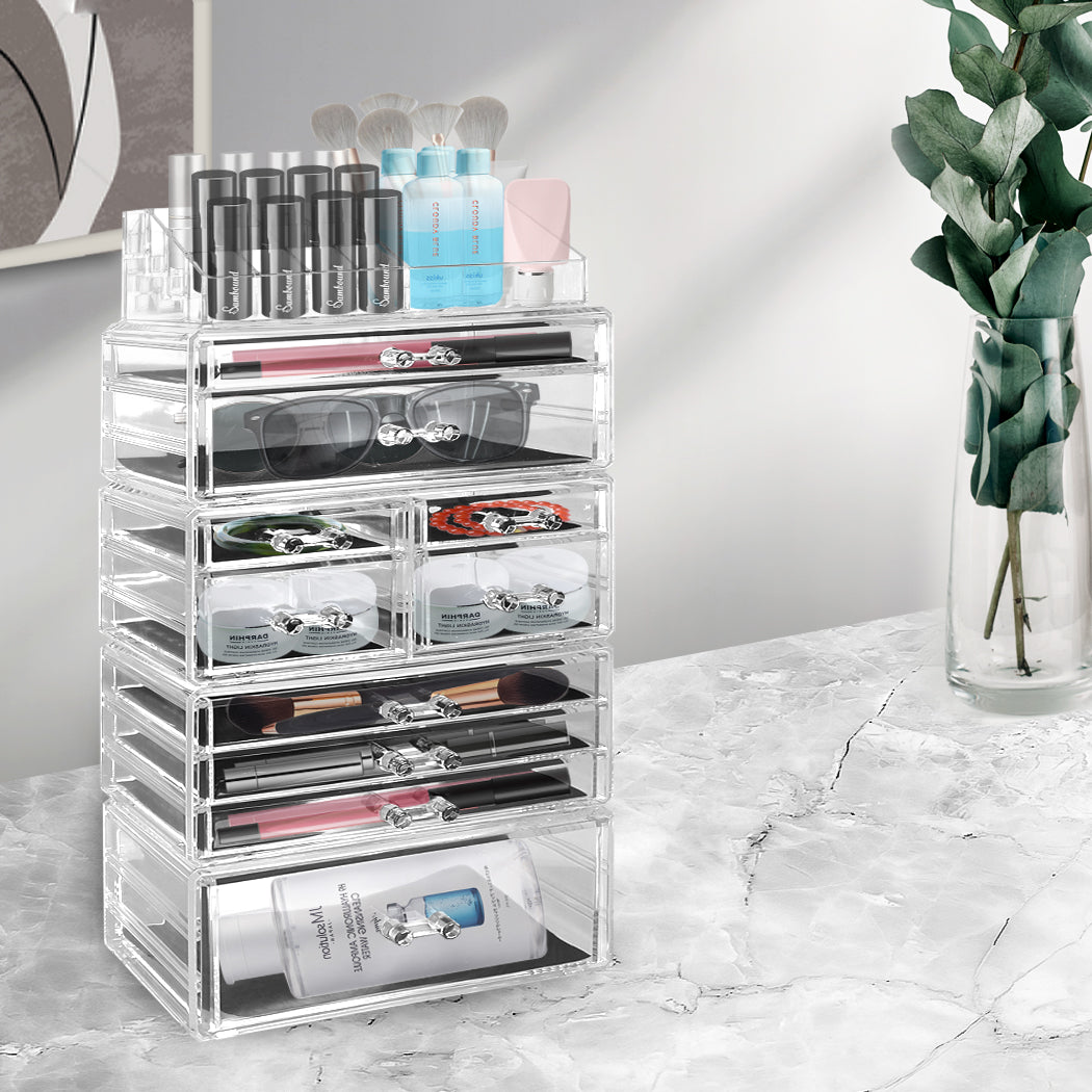 10 Drawers Cosmetic Makeup Organizer-1942352973099307014
