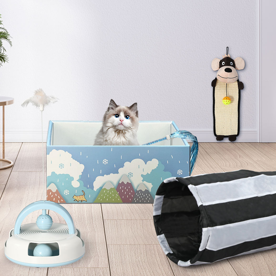 PaWz Interactive Pet Toy Set Cat Tunnel-1948609578677702661