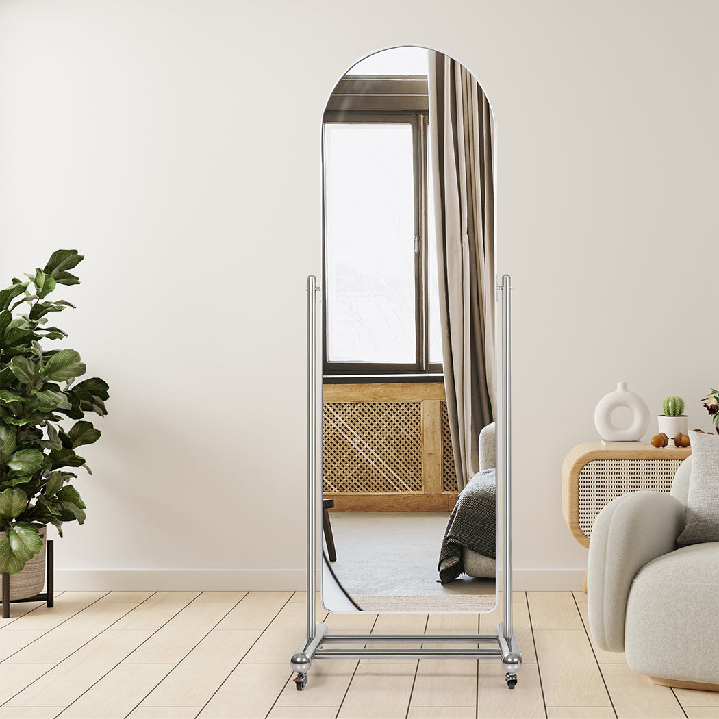 Yezi 165CM Movable Arch Full Length Mirror-1942353651490230278