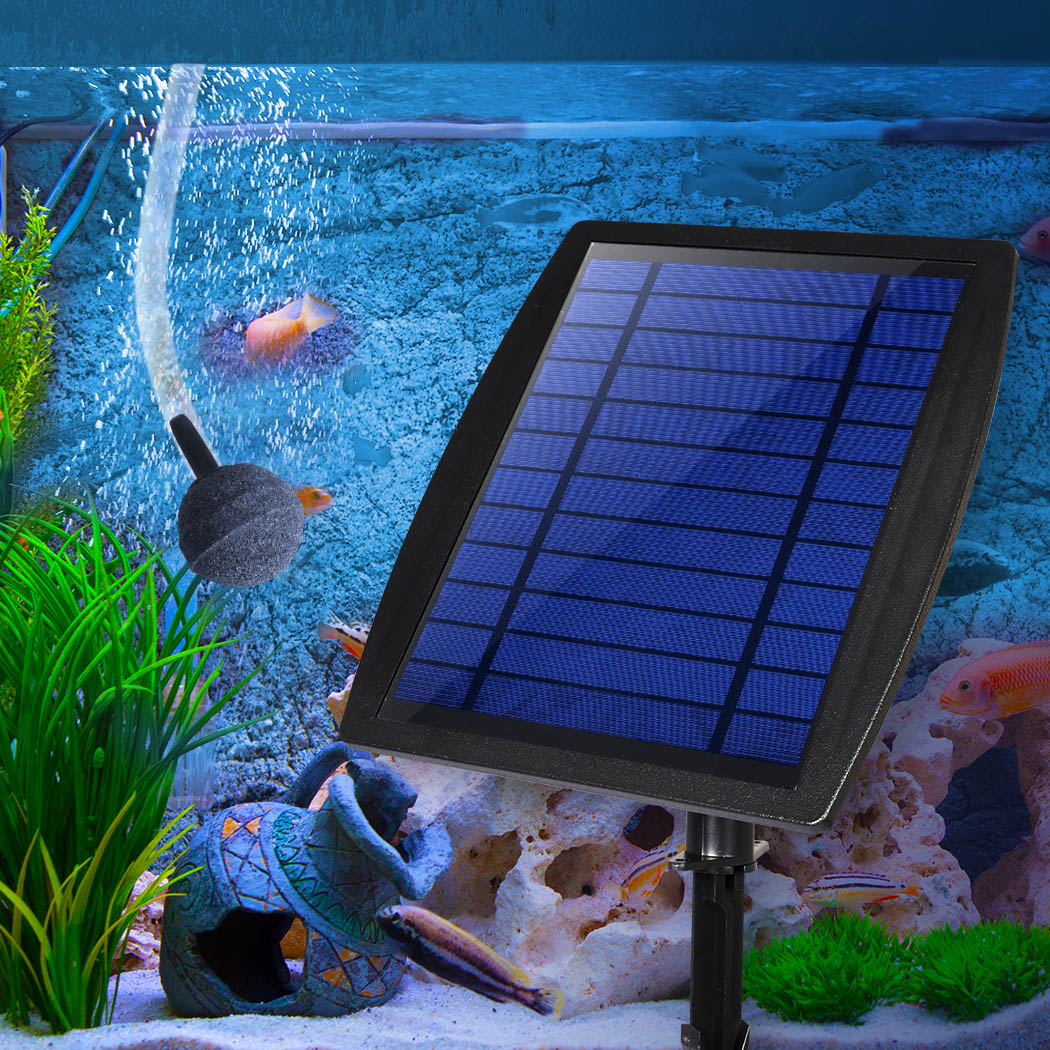 Lambu Solar Oxygenator Air Pump Powered-1942353754997264390
