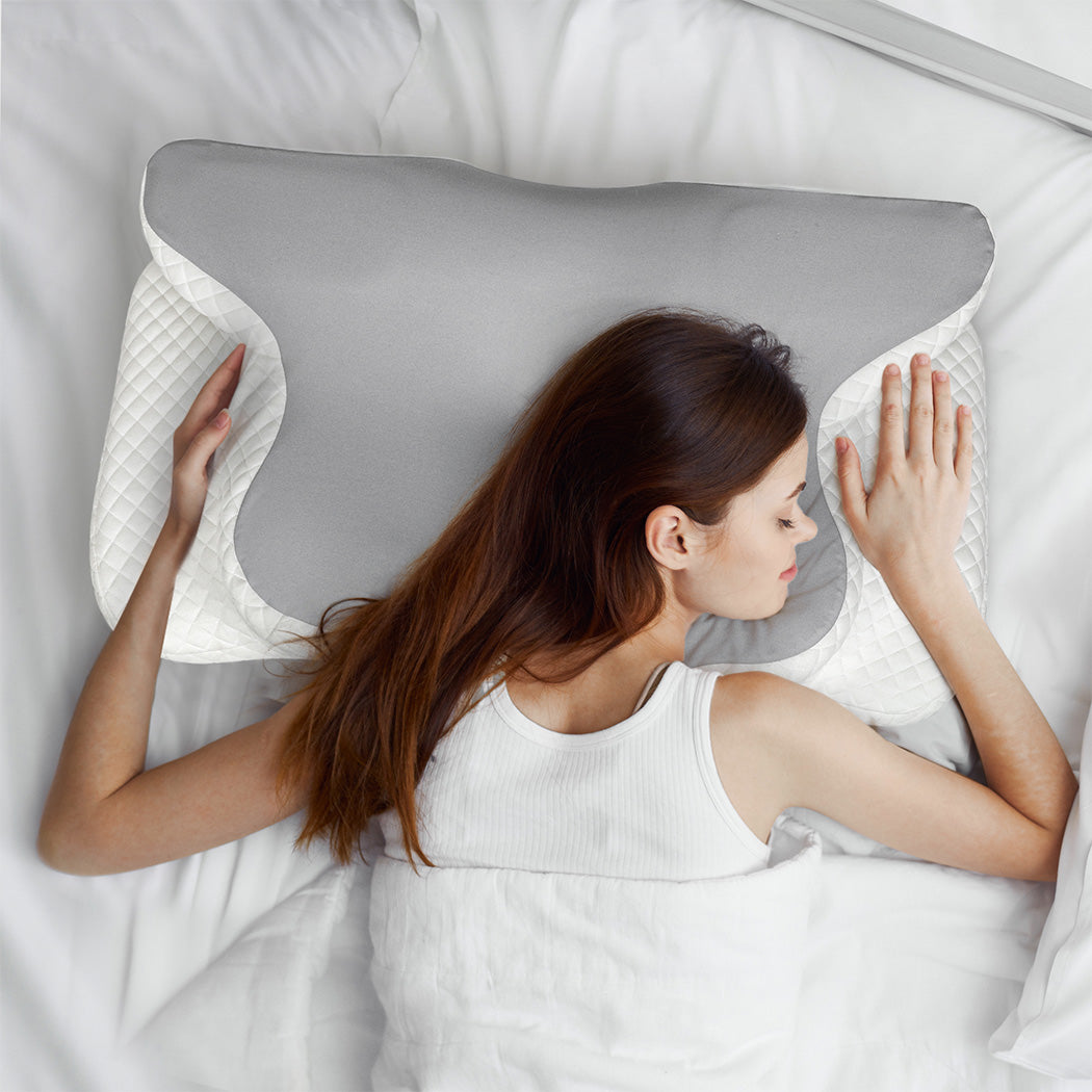 Dreamz Memory Foam Pillow Shoulder Neck Support-1942353714966827014