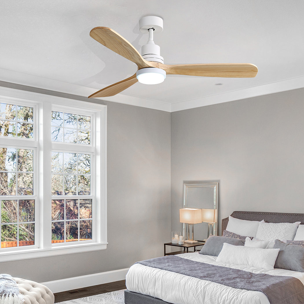 Spector Ceiling Fan 52'' DC Motor Wood Natural-2006733155582742534