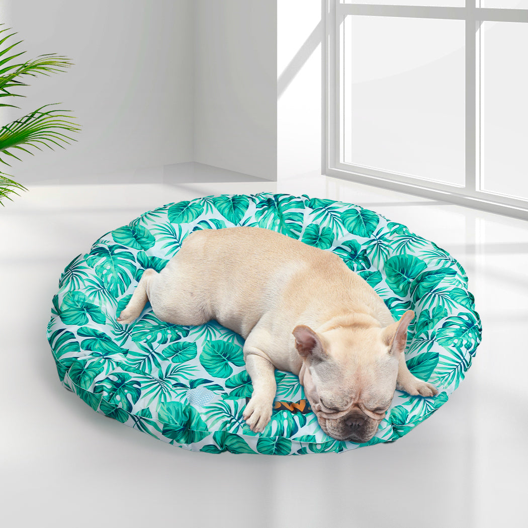 PaWz Pet Cool Gel Mat Cat Bed Dog Bolster M Medium-1942353929962655750