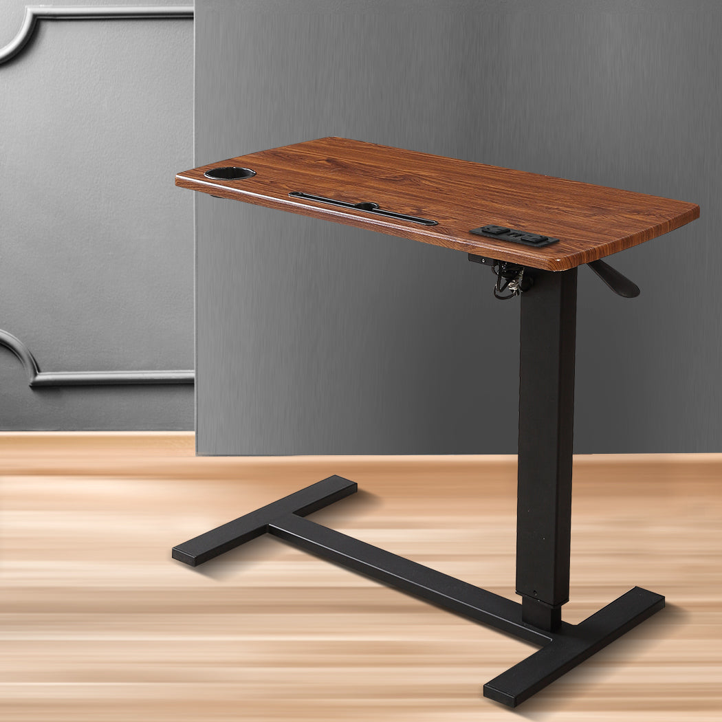 Levede Standing Desk Height Adjustable Brown-1910113012547719174