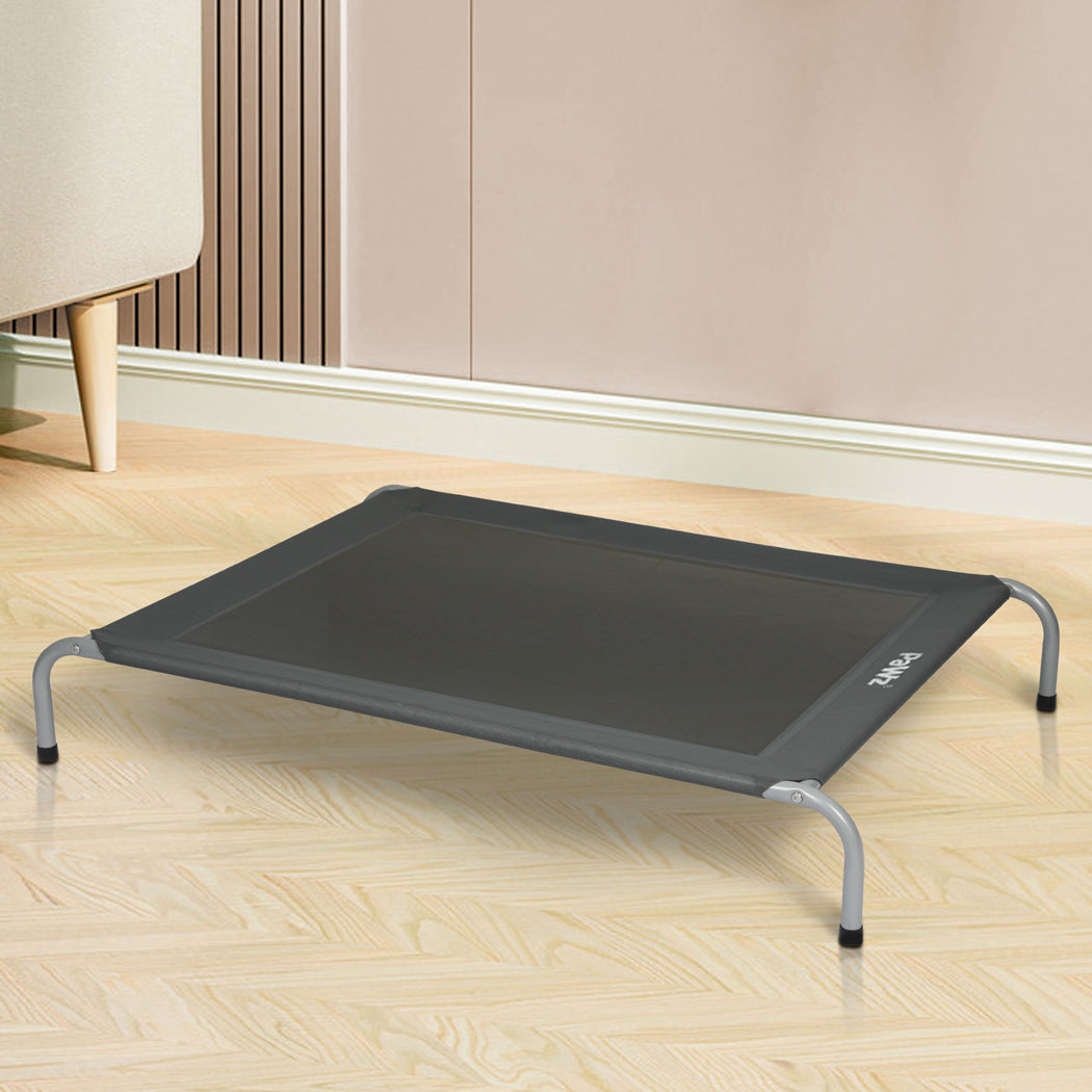 PaWz Elevated Trampoline Pet Bed Dog L Grey Large-1942352768194973703