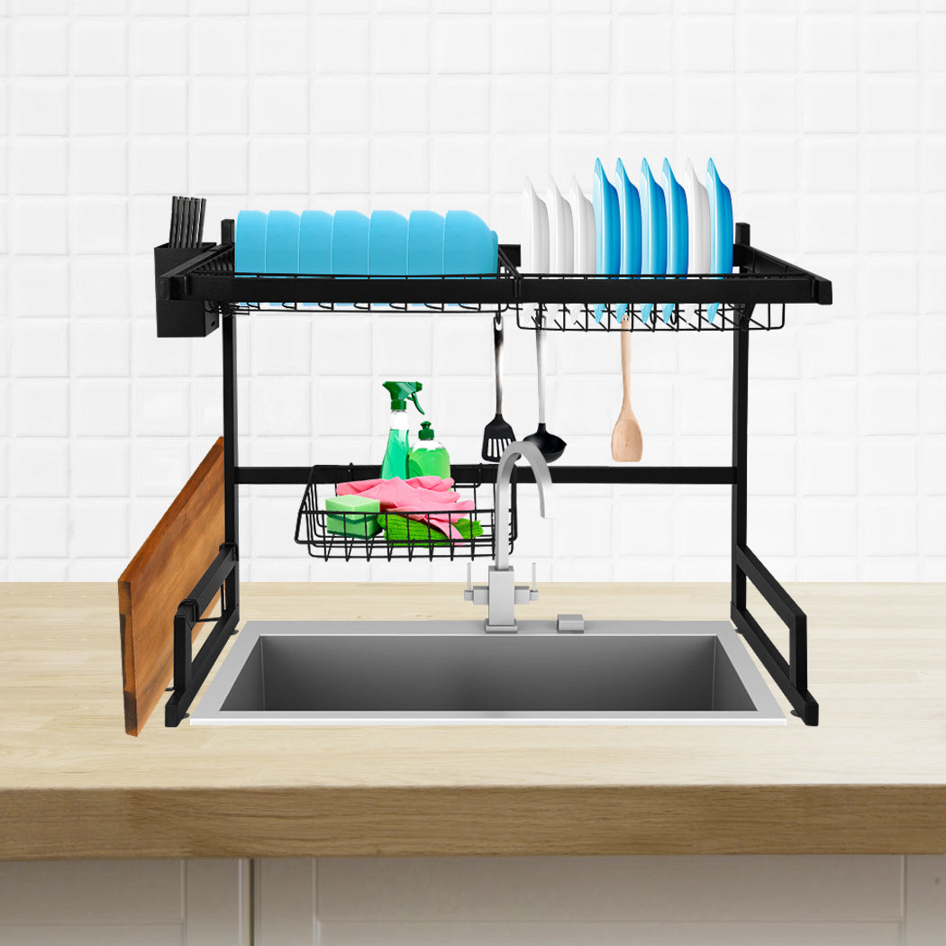 TOQUE Dish Drying Rack Over Sink Steel 65 CM-1942352915628953606
