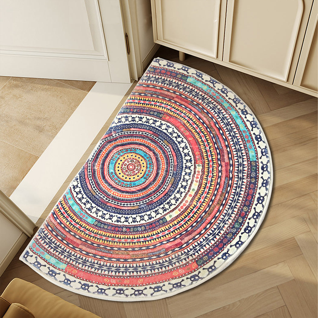Marlow Door Mat Half Moon Semi-Circle Rug 60x90-1942353172525879303