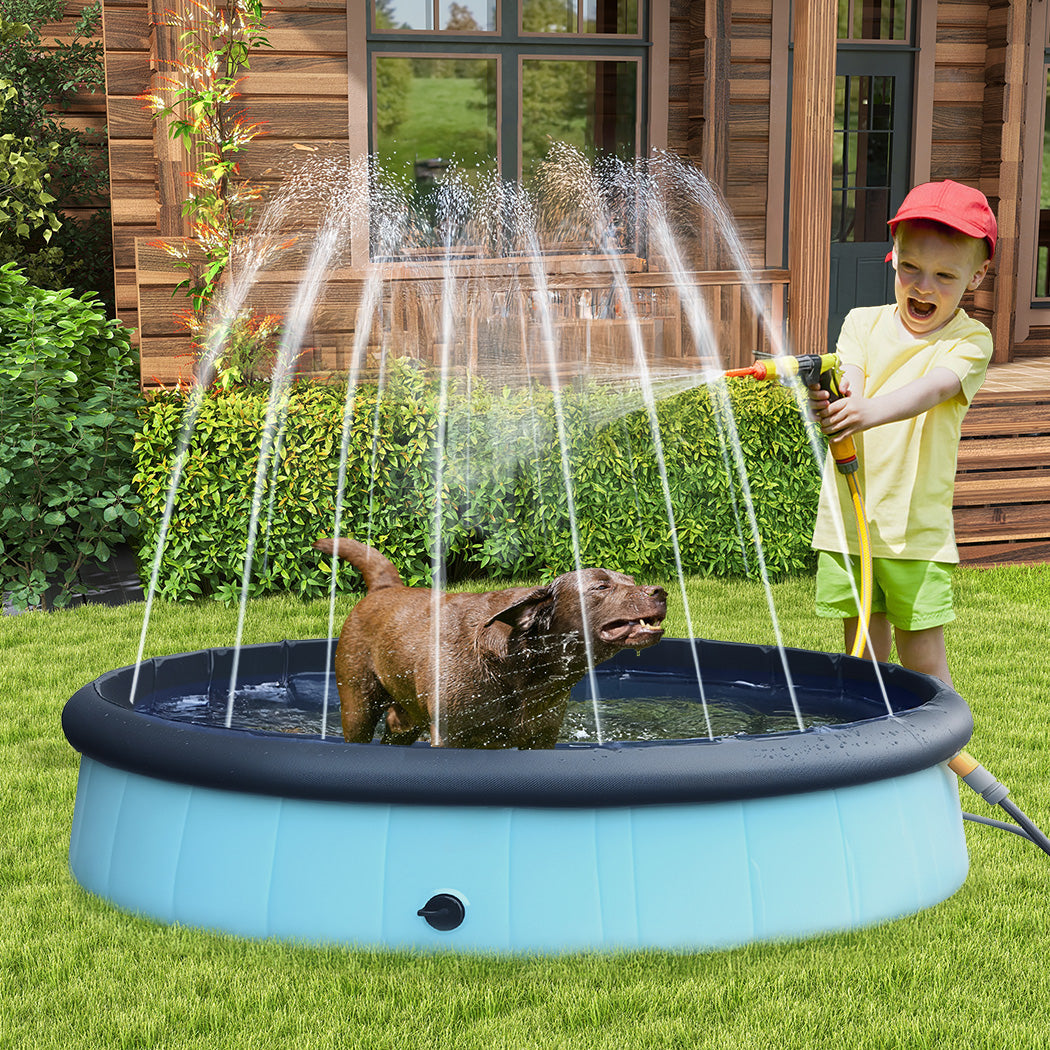 Pawz Folding Dog Swimming Pool-1942353667319533575