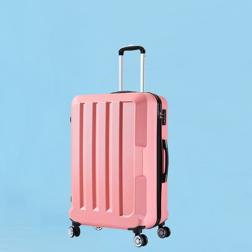 Slimbridge 24" Travel Luggage Lightweight Rose Gold 24 inch-1942352926940991495