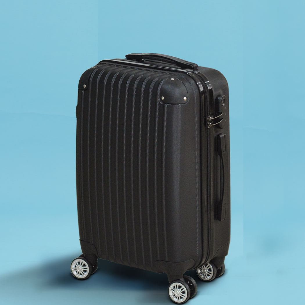 Slimbridge 28" Travel Luggage Suitcase Black-1942352866584956935
