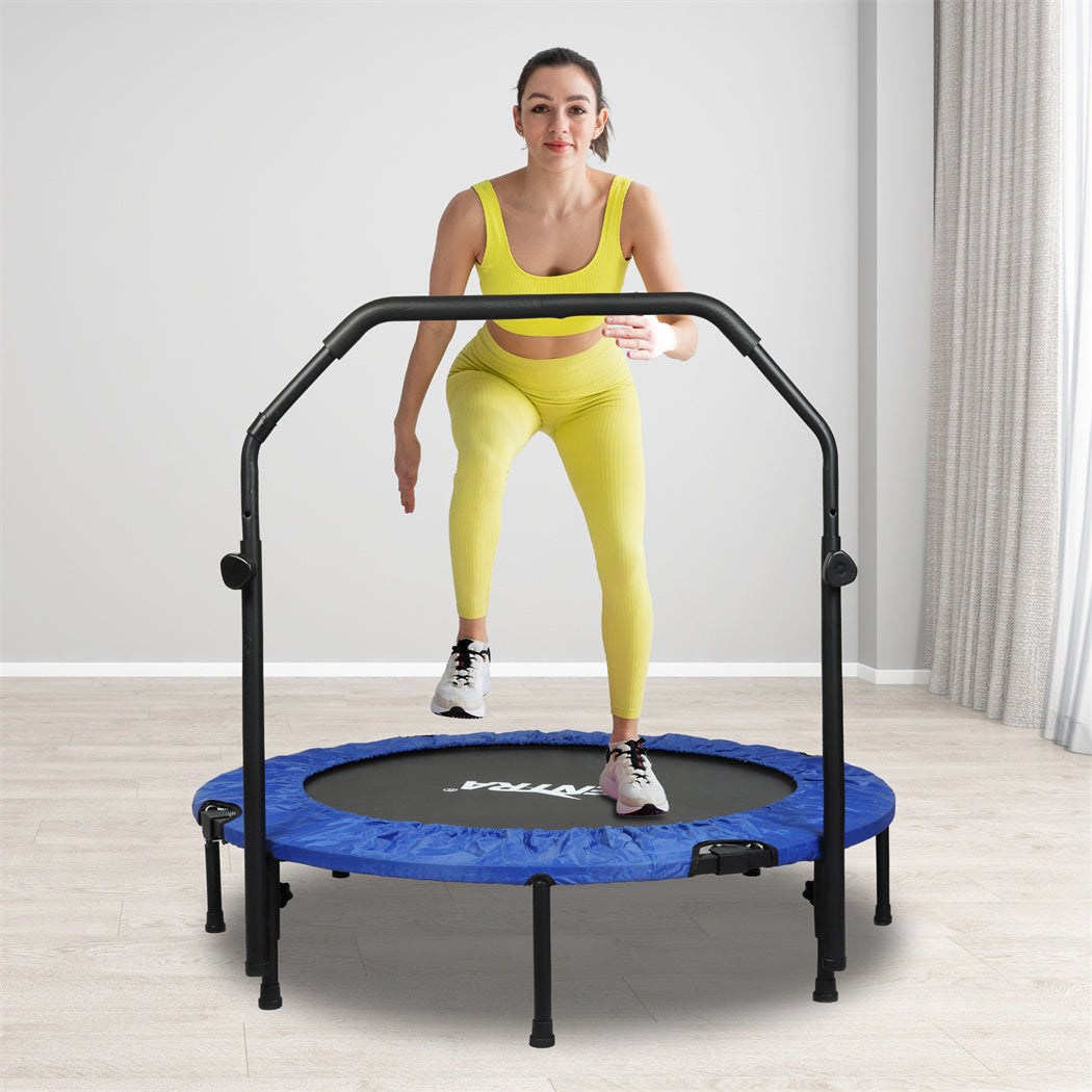 Centra 48" Foldable Mini Trampoline Rebounder Fitness-1910112291760771079