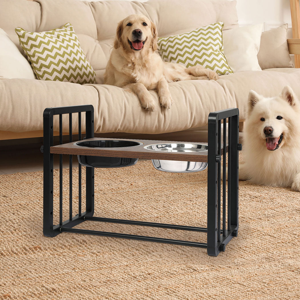 PaWz Adjustable Height Pet Feeder Elevated L Large-1942352762155175943