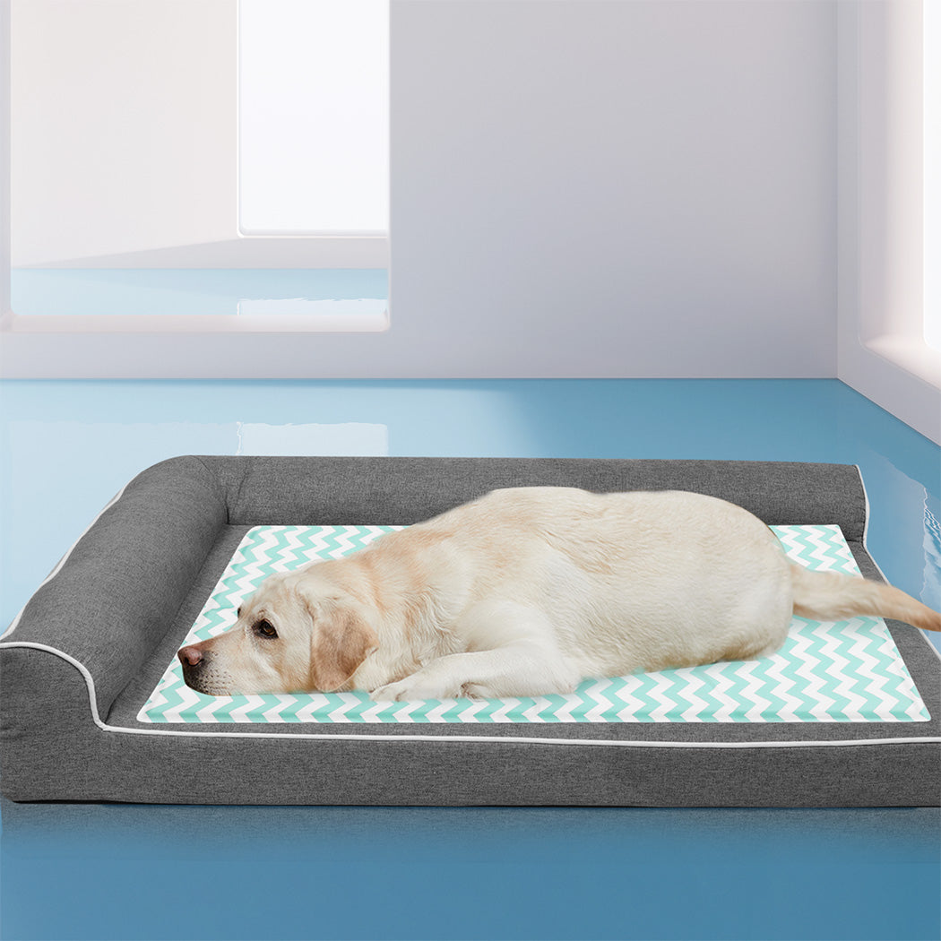 Pawz Pet Cooling Mat XL Green-1942353673657126919