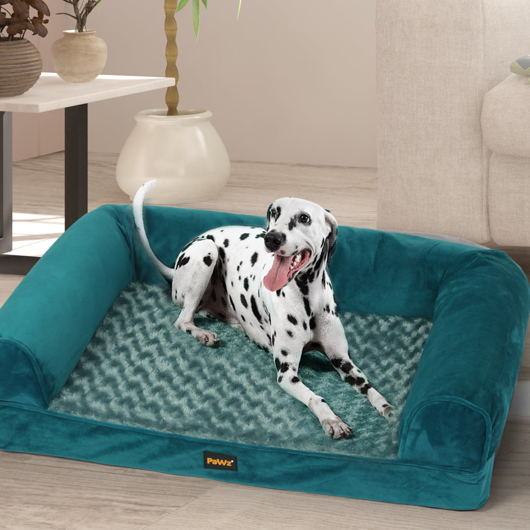 PaWz Pet Bed Sofa Dog Bedding Soft Warm XXL Blue XX-Large-1942353068427448327