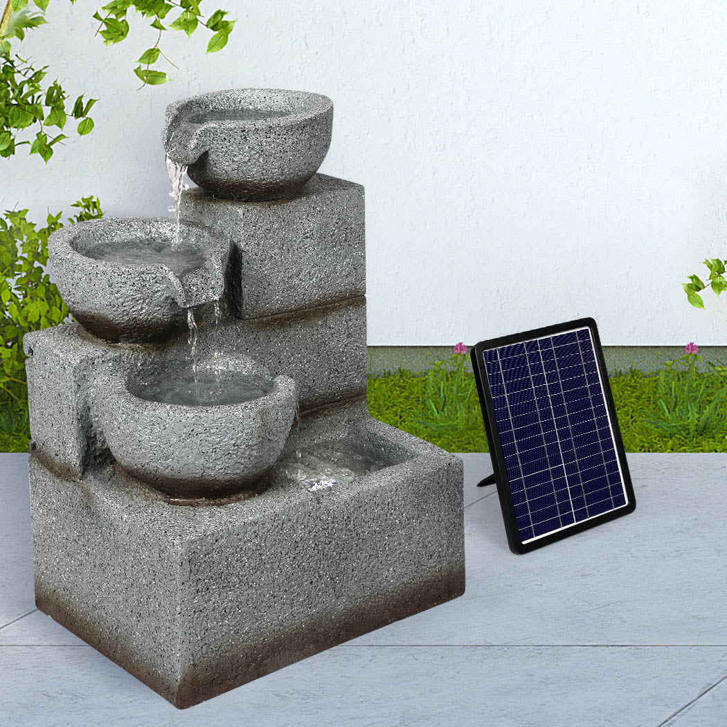 Lambu Solar Fountain Water Bird Bath-1942353752149331975