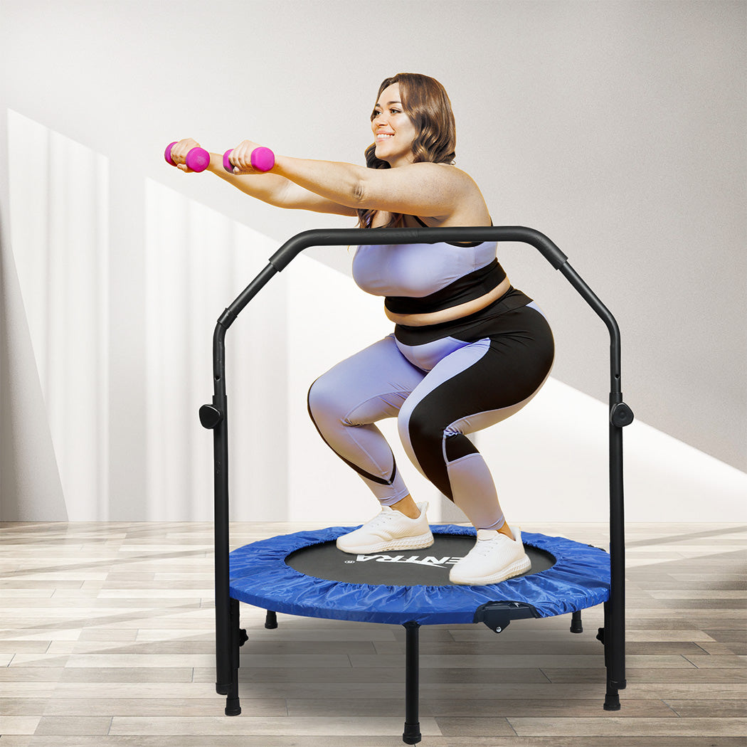 Centra 40" Foldable Mini Trampoline Rebounder Fitness-1910112291542667271