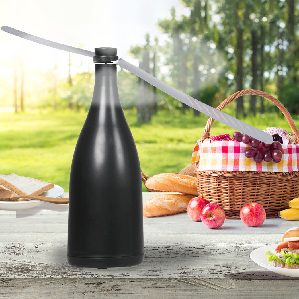 Lambu Fly Free Repellent Fan Fly Trap Black No LED-1942352789594312711