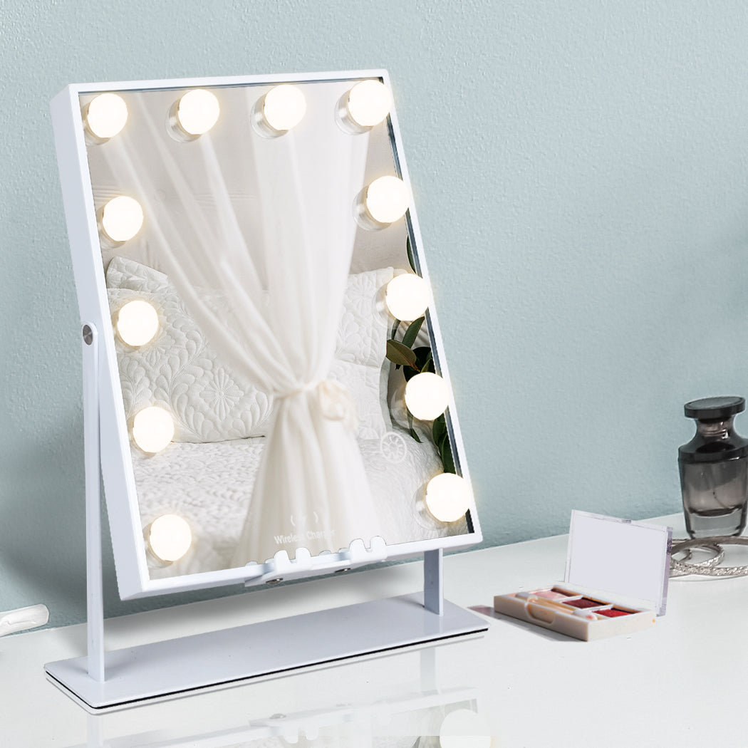 Makeup Mirror Led Lighted Bluetooth Medium-1942353092465004551