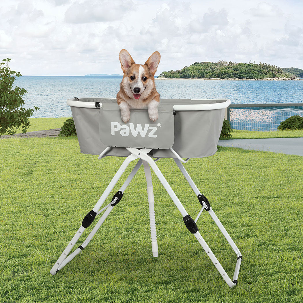 PaWz Pet Bathtub Adjustable Height Folding-1942352764046807047