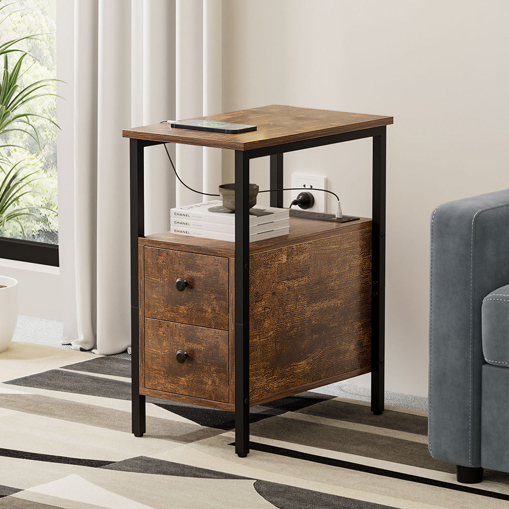 Levede Side Table Narrow Coffee End Table-1910112271066075143